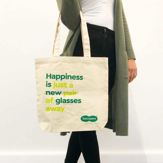 Specsavers tote bag, designed by FreshPict Creative Solutions